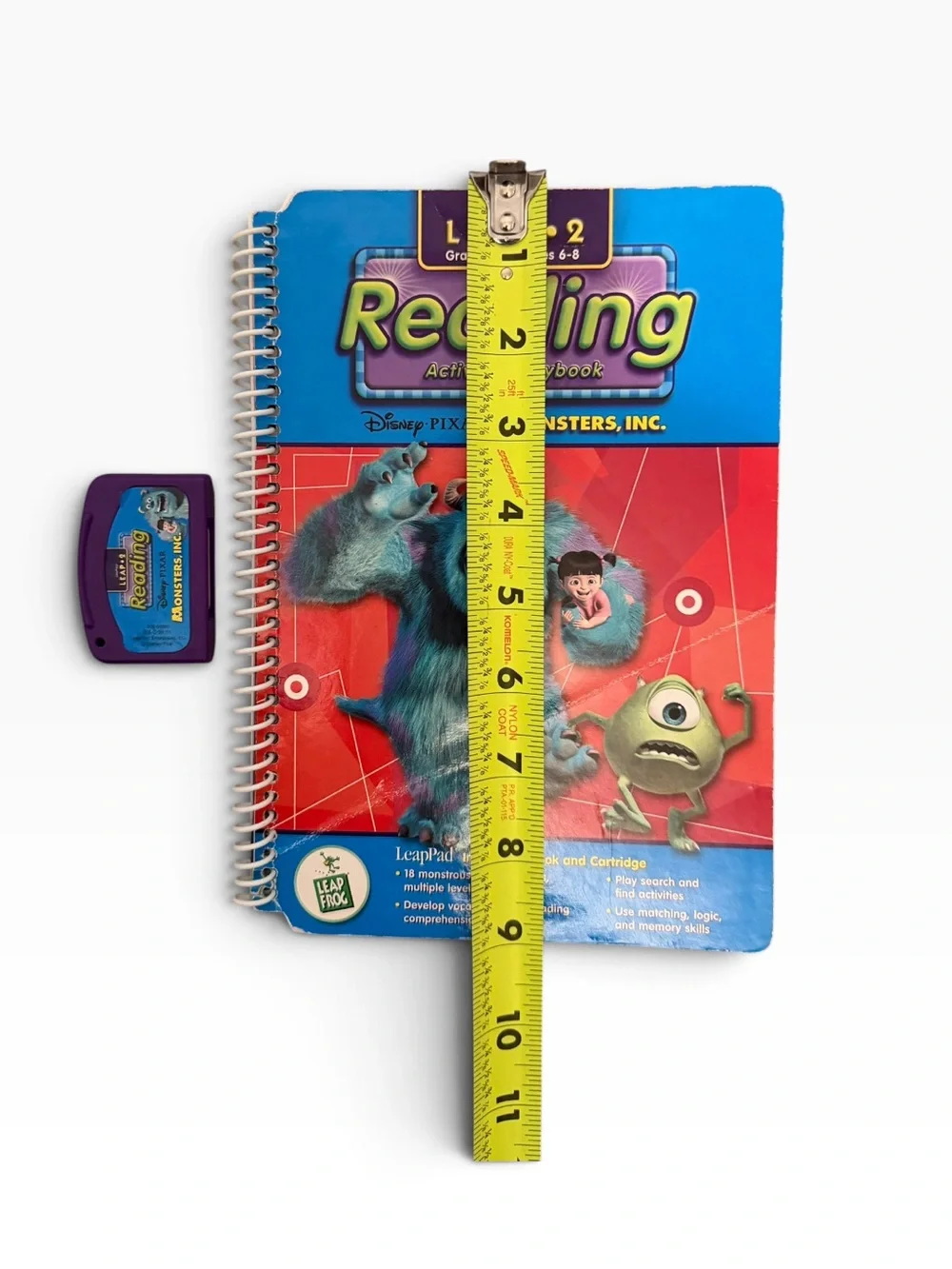 Disney Pixar's Monsters, Inc. Grades 1-3 LeapPad Book & Cartridge set